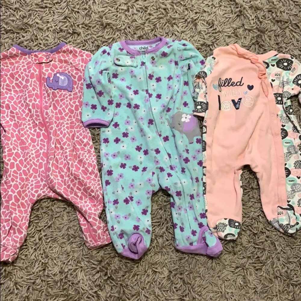 Baby girls pajama bundle